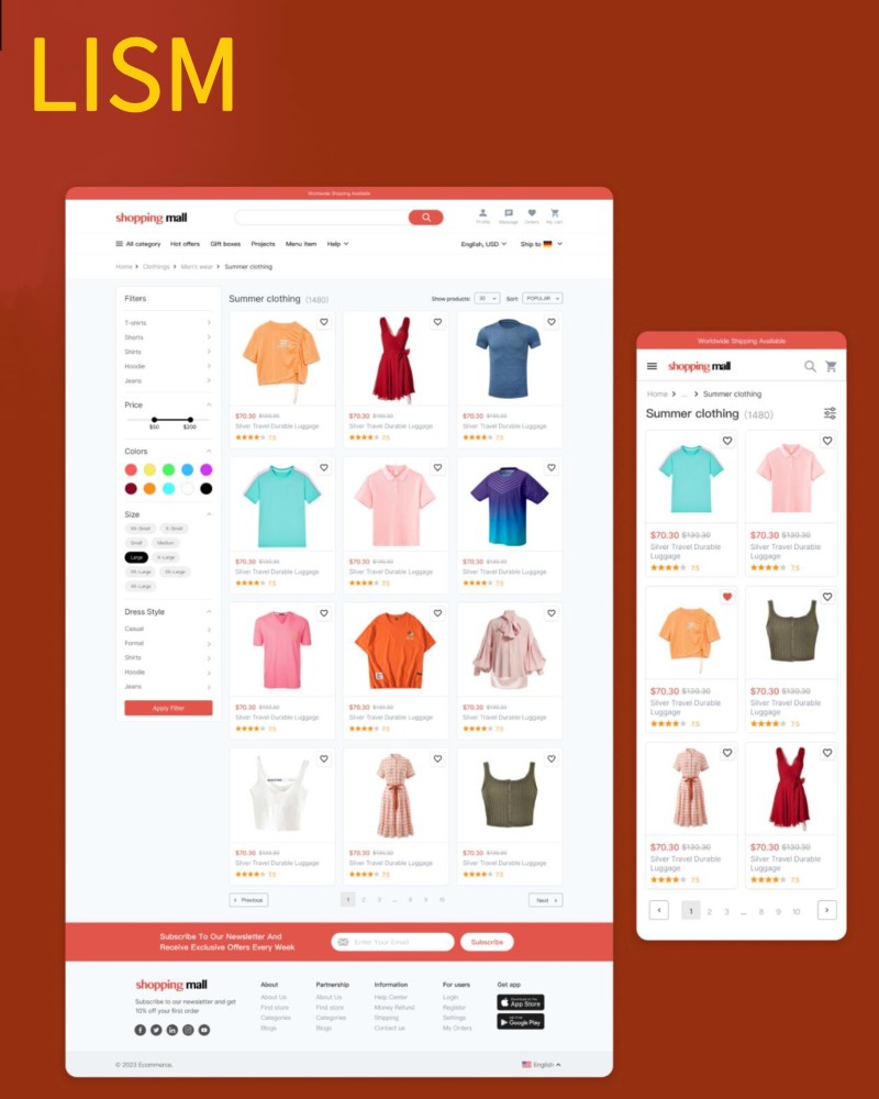 LISM Online Marketplace Platform Service